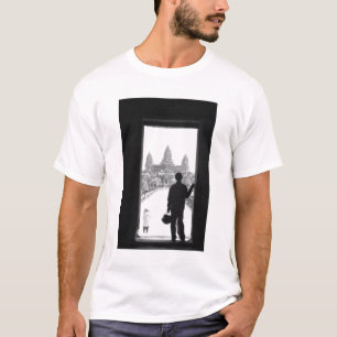 Angkor Cambodia, Doorway & Person Angkor Wat T-Shirt