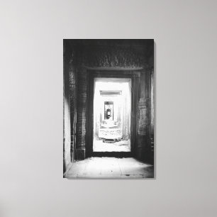 Angkor Cambodia, Doorways Preah Khan 2 Canvas Print