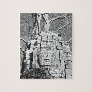 Angkor Cambodia, Head Ta Som Temple Jigsaw Puzzle