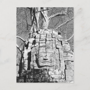 Angkor Cambodia, Head Ta Som Temple Postcard