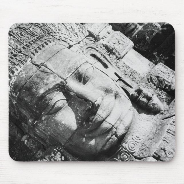 Angkor Cambodia, Head The Bayon Mouse Pad (Front)