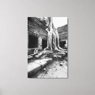 Angkor Cambodia, Ta Prohm Tree Canvas Print