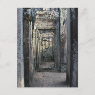 angkor doors postcard