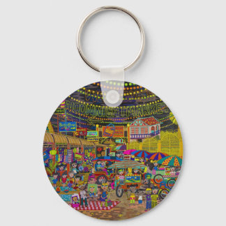 'Angkor Night Market' Key Ring