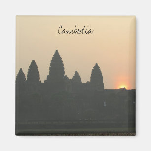 angkor sunrise cambodia magnet