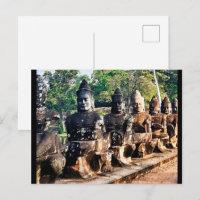Angkor Thom God Statues