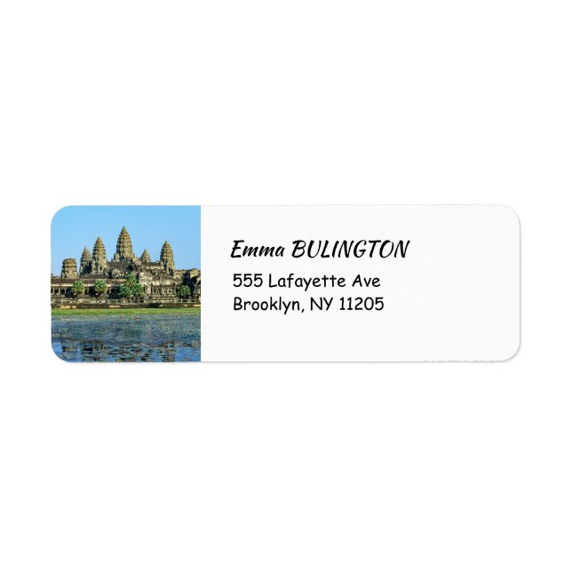 Angkor Wat and reflection in the lake - Cambodia (Front)