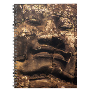 Angkor Wat Buddha Totem Spiral Notebook