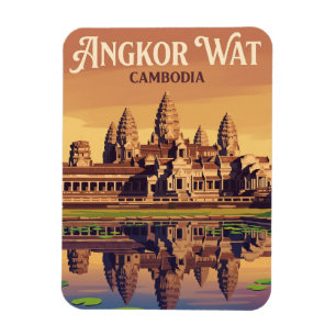 Angkor Wat Cambodia Magnet