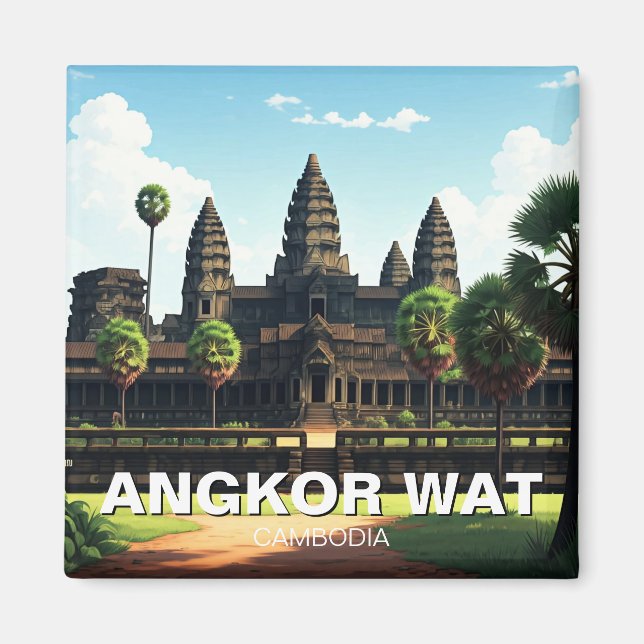 Angkor Wat Cambodia Magnet (Front)