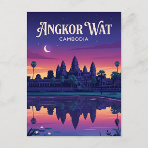 Angkor Wat Cambodia Postcard