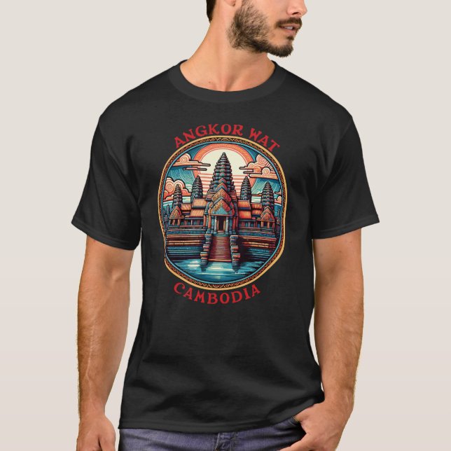 Angkor Wat, Cambodia T-Shirt (Front)