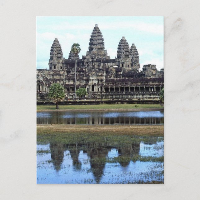 Angkor Wat Cambodia Temple Travel Photography Postcard (Front)