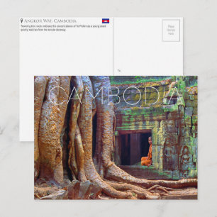 Angkor Wat, Cambodia Travel Postcard