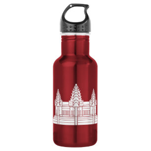 Angkor Wat Cambodian / Khmer Flag 532 Ml Water Bottle