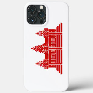 Angkor Wat Cambodian / Khmer Flag iPhone 13 Pro Max Case