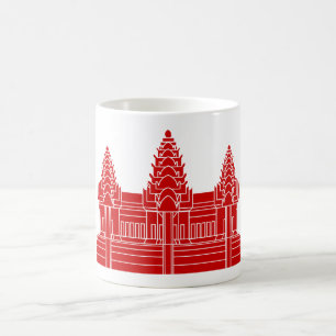 Angkor Wat Cambodian / Khmer Flag Coffee Mug