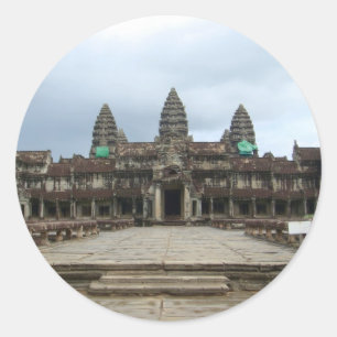 Angkor Wat Classic Round Sticker