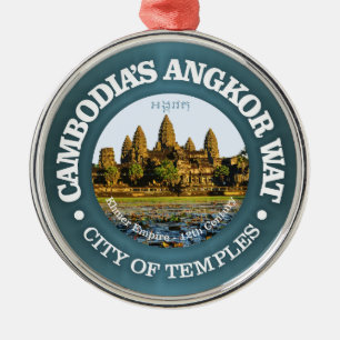Angkor Wat Metal Tree Decoration