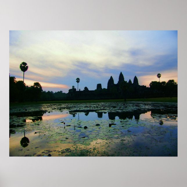 Angkor Wat Morning, Cambodia Poster (Front)