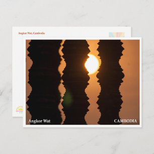 Angkor Wat Sunrise – Art Travel Postcard