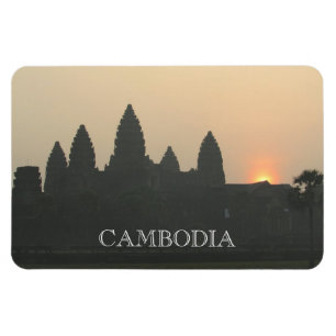 angkor wat sunrise cambodia magnet