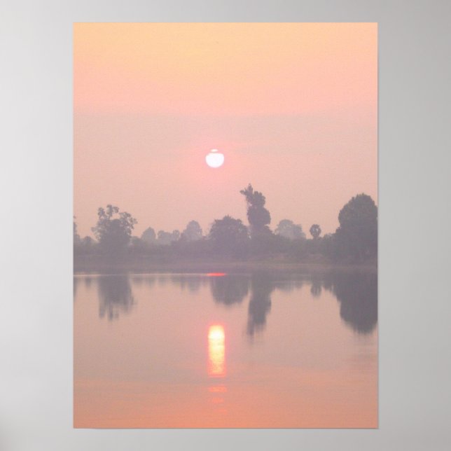 "Angkor Wat Sunset" Poster (Front)