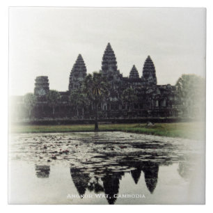 Angkor Wat Temple Cambodia Ceramic Tile