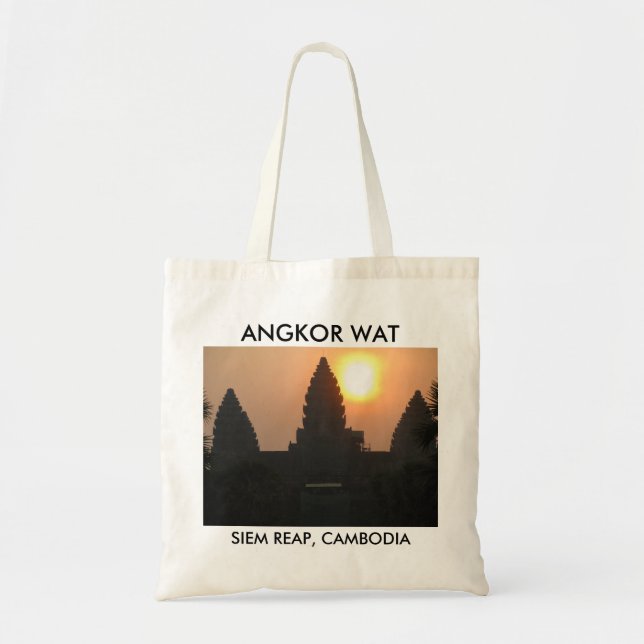 Angkor Wat Temple Siem Reap Cambodia Asia Tote Bag (Front)