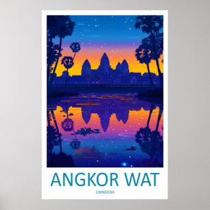 Angkor Wat Travel Print Wall Art Angkor Wat Wall