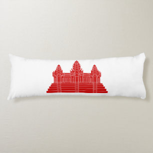 Angkor Wat Ver.2.0. Khmer Temple Body Cushion