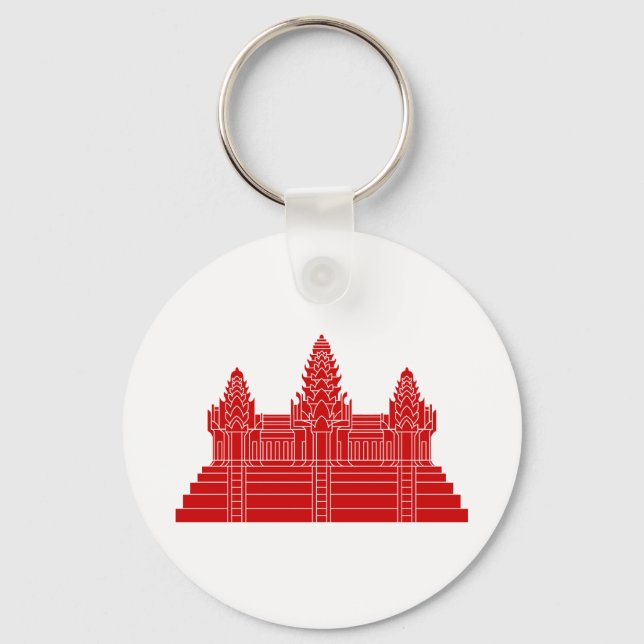 Angkor Wat Ver.2.0. Khmer Temple Key Ring (Front)