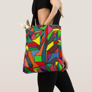 Angle Doodle Tote Bag