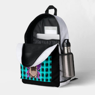 Angle Moo Deng Hippo on Print Cut Sew Bag