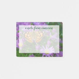Angle Wing Butterfly On Cone Flower Post-it Notes