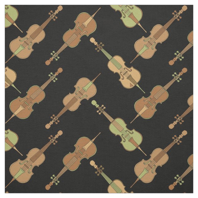 Angled Cellos Fabric (Swatch)