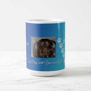Angled Pawprints Tribute Coffee Mug