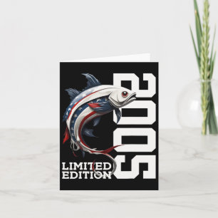 Angler 20th Birthday Fishing Limited Edition 2005  Card