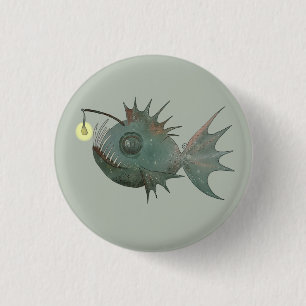 angler 3 cm round badge