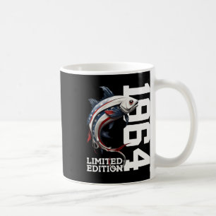 Angler 61st Birthday Fishing Limited Edition 1964 Coffee Mug