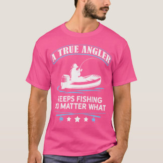 Angler Fisher Fish Rod Angler Fisherman Fishing T-Shirt