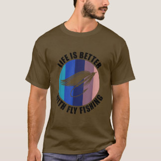 Angler Fisherman Ironic Saying Fly Fishing  T-Shirt