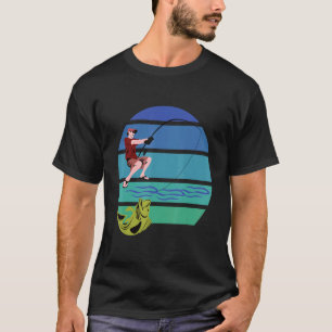 angler fishing fisherman fishing T-Shirt