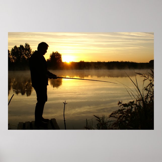 Angler morning poster (Front)
