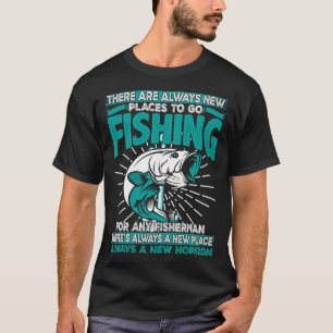 Angler saying fishing clothing fishing sayings gif T-Shirt
