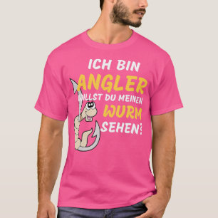 Angler Sayings Design Fisherman Hobby Angler Hat S T-Shirt