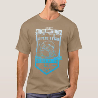 Angler Sports Fisherman Petri Heil Angelhacken ret T-Shirt