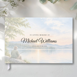 Angler Sunset Celebration of Life Memorial Guest Book