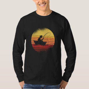 Angler Sunset Fishing Angel T-Shirt