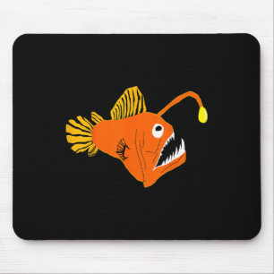 Anglerfish Deep Sea Creatures Angler Fish Sea Mons Mouse Pad